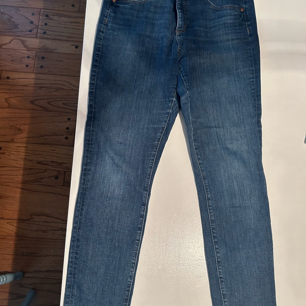 Classic Womens Blue Denim Jeans